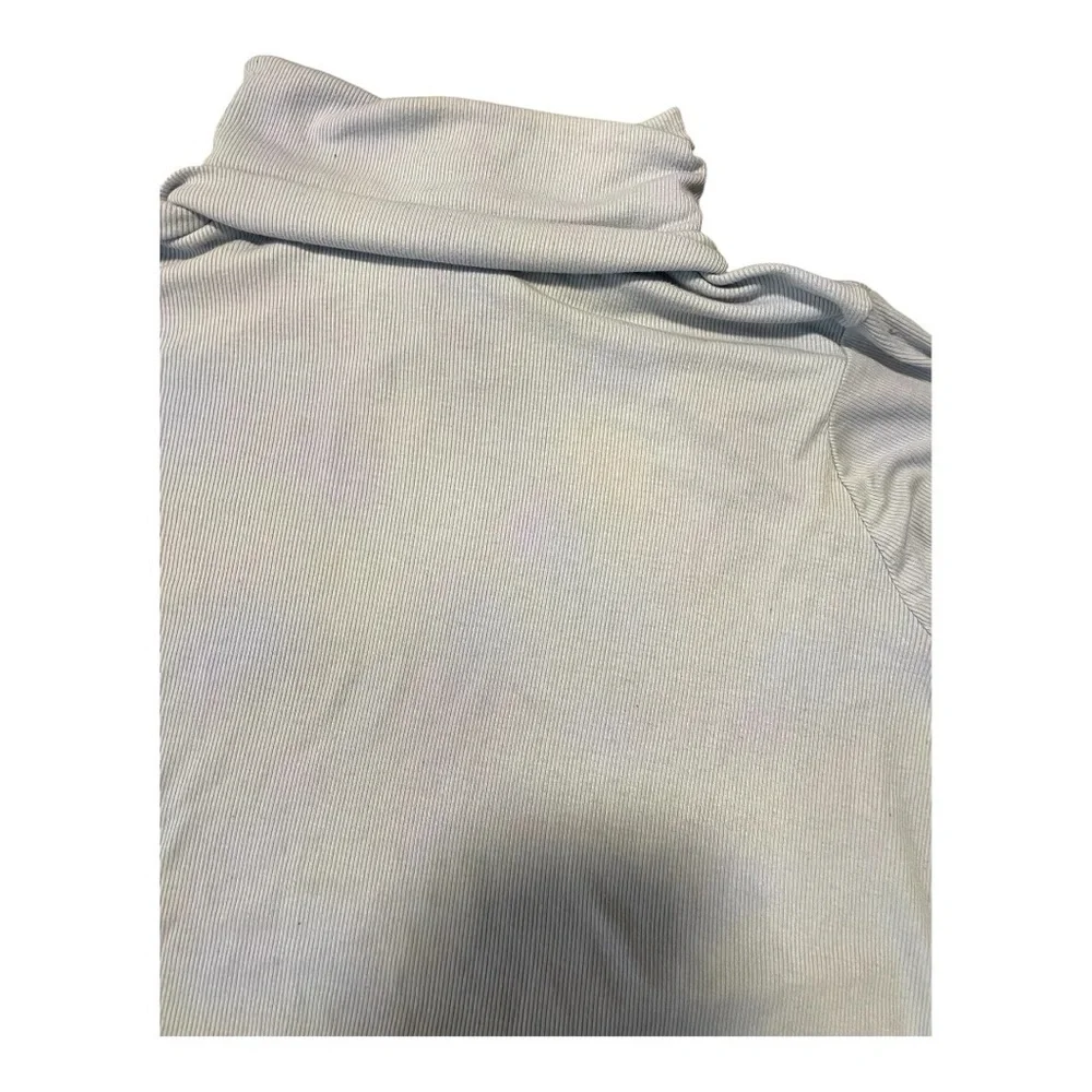 Light Blue Long Sleeve Turtleneck Top Old Navy - Picture 3 of 8